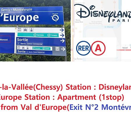 Cosy Apartment - Parking, Garden,10Mn From Disneyland! Montévrain Eksteriør billede